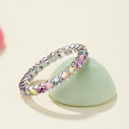 [Together]Dazzling Resplendent Round Cut Party Ring