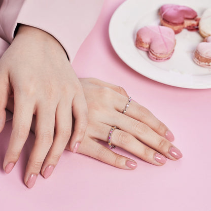 [Together]Elegant Energetic Round Cut Daily Ring