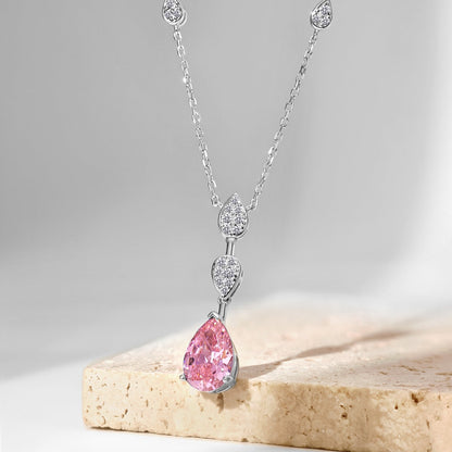 [Together]Dazzling Pear Cut Necklace