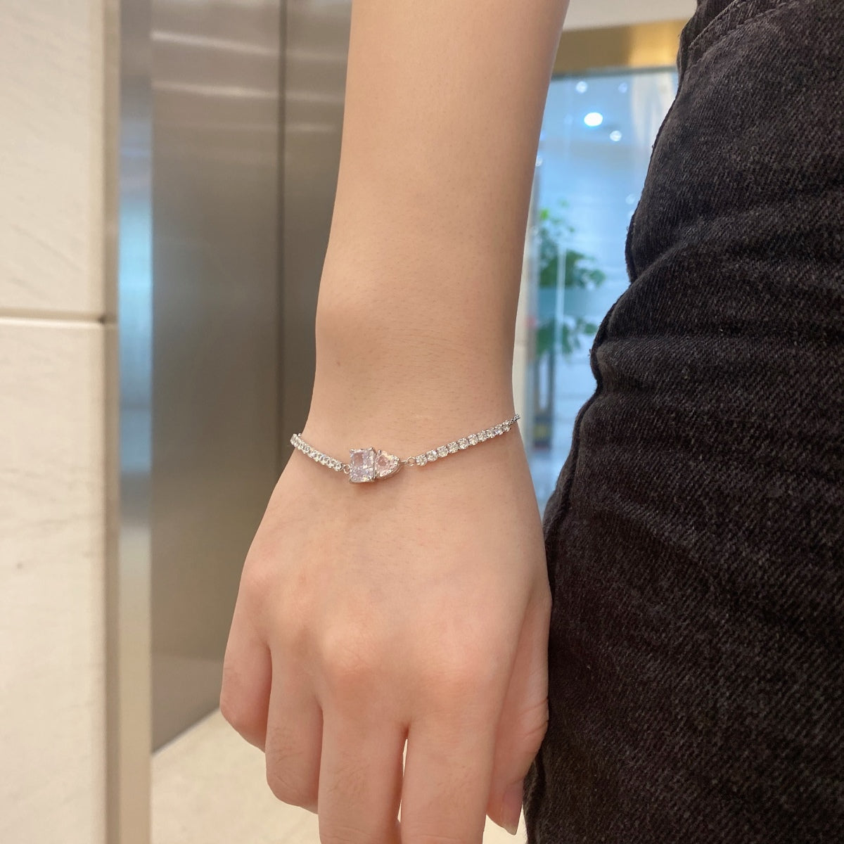 [Together]Dazzling Unique Multi Shape Lover Bracelet