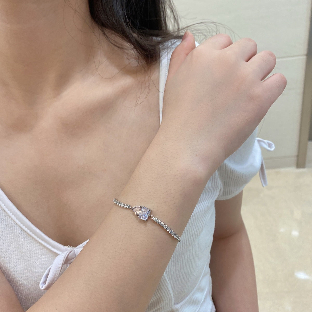 [Together]Dazzling Unique Multi Shape Lover Bracelet