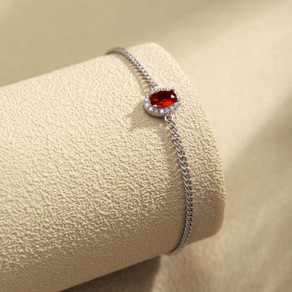 [Together]Exquisite Oval Shape Bracelet